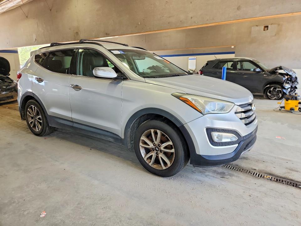 2016 Hyundai Santa fe VIN 5XYZU3LA4GG320475 COPART salvage auction — FRONT END, Wv - Certificate Of Title (P), sold $2,350 on 2026-07-24 (photo 4)