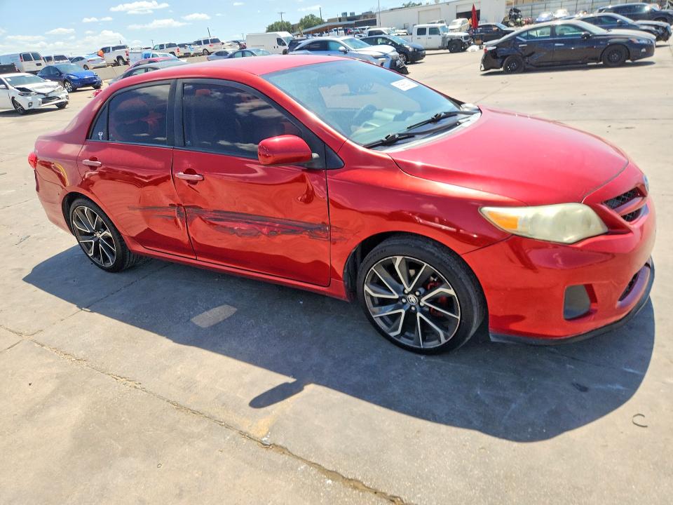 2012 Toyota Corolla VIN 5YFBU4EE2CP022908 COPART salvage auction — SIDE, TX - SALVAGE VEHICLE TITLE (P), sold $650 on 2026-07-23 (photo 4)