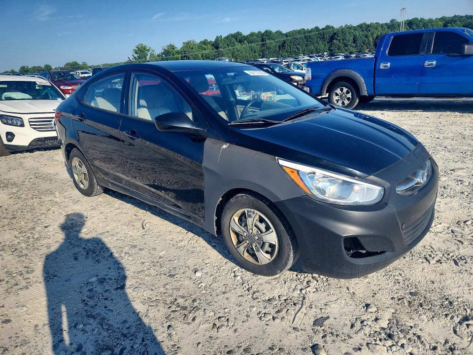 2016 Hyundai Accent VIN KMHCT4AE8GU003927 COPART salvage auction — SIDE, Ga - Certificate Of Title, sold $775 on 2026-07-13 (photo 4)