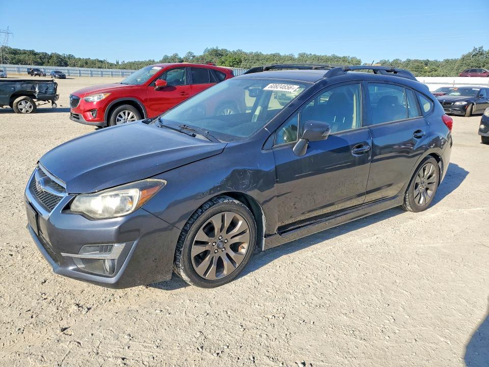 2015 Subaru Impreza VIN JF1GPAU66F8298651 COPART salvage auction — MINOR DENT/SCRATCHES, CA - DIS/DLR/EXP ONLY CLEAN TITLE, sold $1,700 on 2026-07-24 (photo 1)