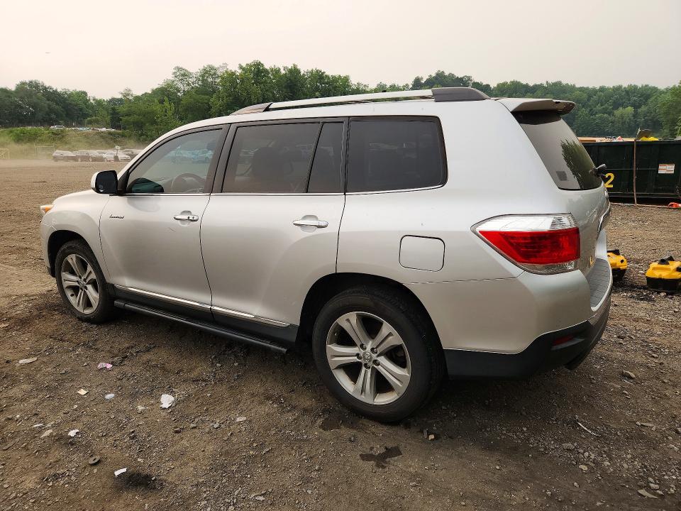 2012 Toyota Highlander VIN 5TDDK3EH0CS116473 COPART salvage auction — FRONT END, Ny - Mv-907A Salvage Certificate, sold $625 on 2026-07-23 (photo 2)