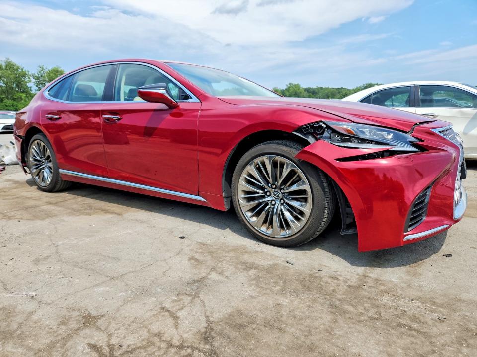 2019 Lexus Ls 500 VIN JTHC51FF7K5007127 COPART salvage auction — FRONT END, Ny - Mv-907A Salvage Certificate, sold $13,300 on 2026-08-17 (photo 4)