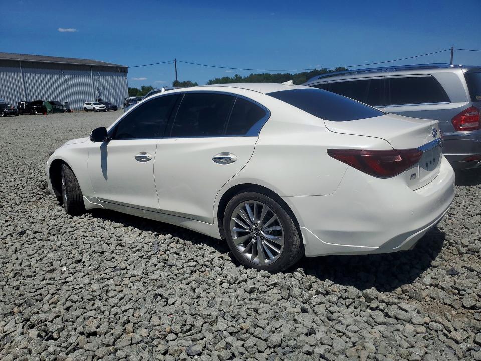 2021 Infiniti Q50 VIN JN1EV7BR2MM752036 COPART salvage auction — NORMAL WEAR, Wv - Certificate Of Title (P), sold $1,400 on 2026-07-29 (photo 2)
