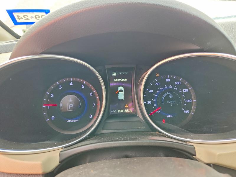 2013 Hyundai Santa fe VIN KM8SR4HF4DU024178 COPART salvage auction — MECHANICAL, TX - CERTIFICATE OF TITLE, sold $1,350 on 2026-07-10 (photo 9)