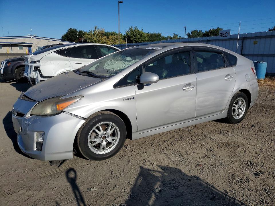 2011 Toyota Prius VIN JTDKN3DU3B0315130 COPART salvage auction — FRONT END, Ca - Salvage Certificate, sold $1,200 on 2026-07-16 (photo 1)