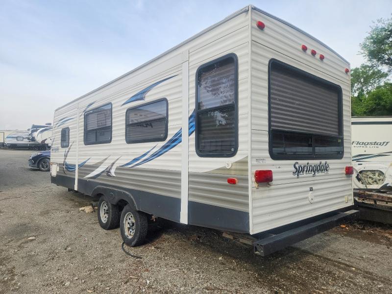 2012 Keystone Springdale VIN 4YDT26623C3102993 COPART salvage auction — HAIL, IL - SALVAGE CERTIFICATE, sold $1,850 on 2026-09-28 (photo 3)