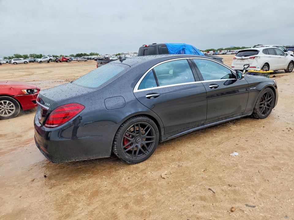2020 Mercedes-benz S-klasse amg VIN WDDUG8JB1LA514312 COPART salvage auction — MECHANICAL, Tx - Salvage Vehicle Title, sold $17,600 on 2026-07-30 (photo 3)