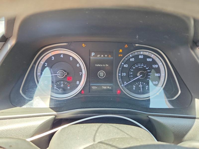 2020 Hyundai Sonata VIN 5NPEL4JA2LH038705 COPART salvage auction — FRONT END, Ca - Salvage Certificate, sold $3,400 on 2026-07-31 (photo 9)