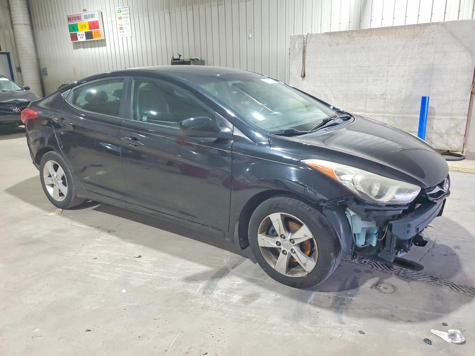 2012 Hyundai Elantra VIN KMHDH4AE3CU414152 COPART salvage auction — SIDE, Salvage Title, sold $750 on 2026-07-13 (photo 4)