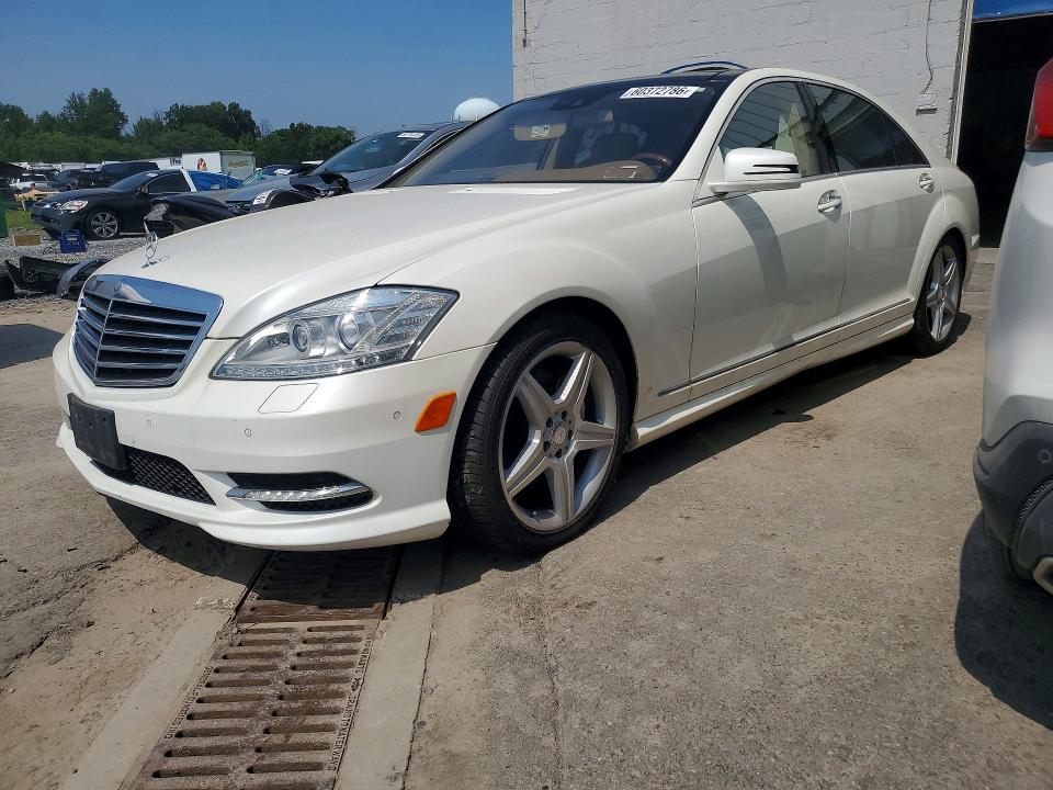 2010 Mercedes-benz S class VIN WDDNG8GB6AA350287 COPART salvage auction — REAR END, NY - MV-907A SALVAGE CERTIFICATE, sold $3,900 on 2026-08-04 (photo 1)