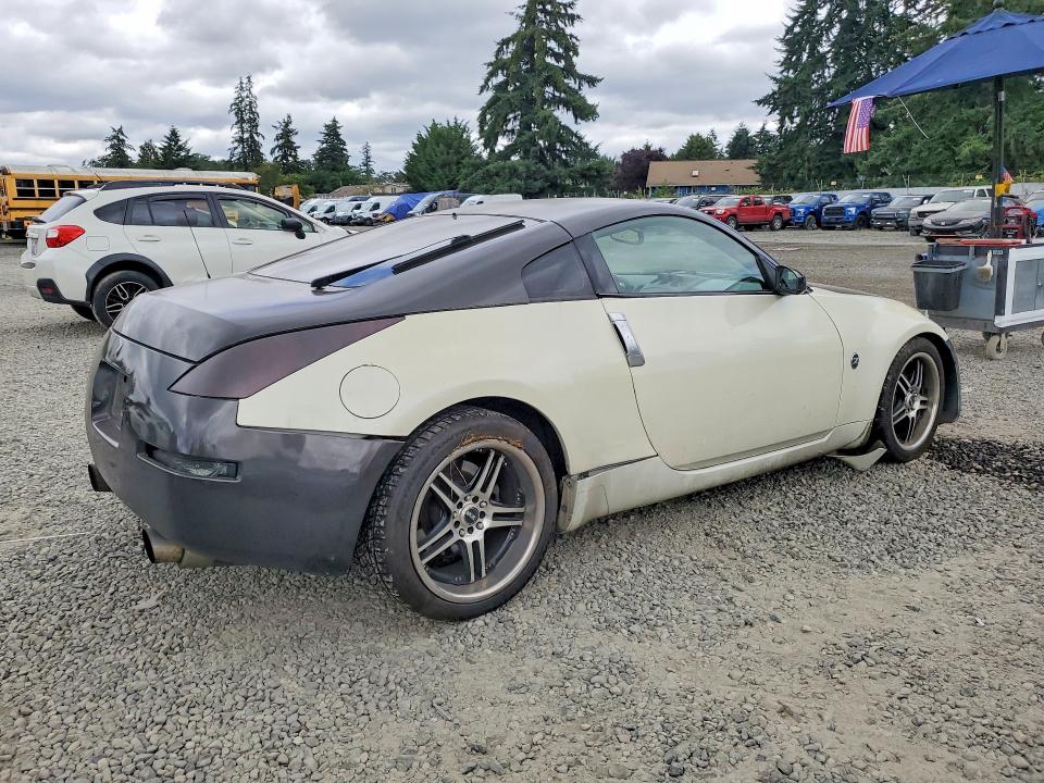 2006 Nissan 350z VIN JN1AZ34D66M303653 COPART salvage auction — FRONT END, WA - BILL OF SALE, sold $850 on 2026-07-24 (photo 3)
