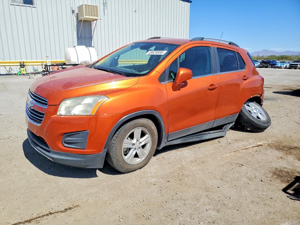 2015 Chevrolet Trax VIN KL7CJLSB8FB152838 COPART salvage auction — UNDERCARRIAGE, AZ - CERT OF TITLE - SALVAGE, sold $825 on 2026-07-24 (photo 1)