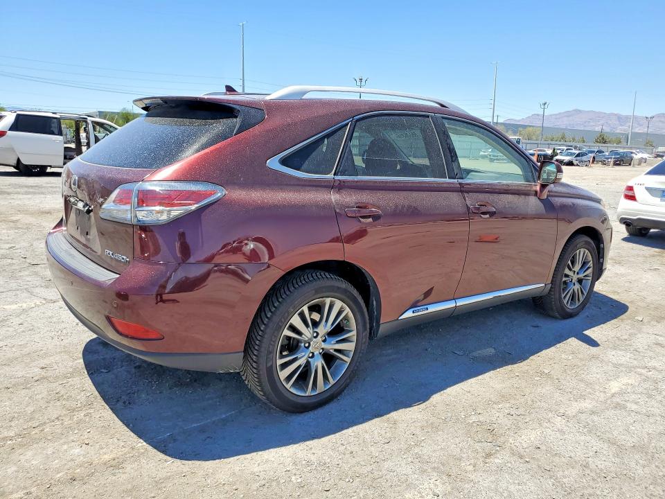 2013 Lexus Rx VIN JTJBC1BA5D2445739 COPART salvage auction — FRONT END, Nv - Salvage Title, sold $2,100 on 2026-07-28 (photo 3)