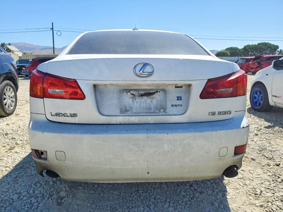 2008 Lexus Is 250 VIN JTHBK262985052974 COPART salvage auction — MINOR DENT/SCRATCHES, Ca - Dis/Dlr/Exp Only Clean Title, sold $550 on 2026-07-14 (photo 6)