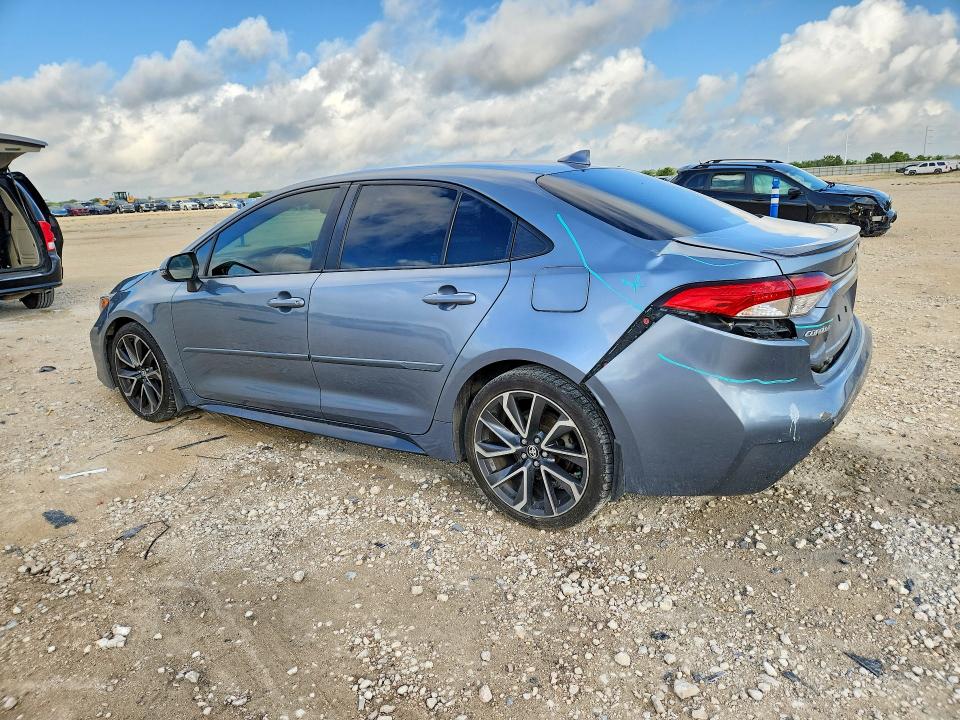 2020 Toyota Corolla VIN JTDP4RCE8LJ016427 COPART salvage auction — REAR END, Tx - Salvage Vehicle Title, sold $6,100 on 2026-07-09 (photo 2)