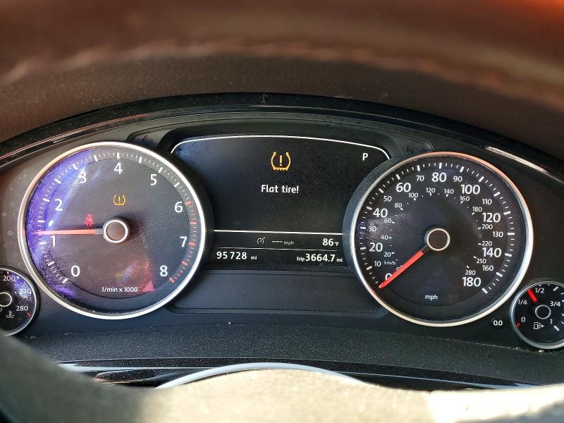 2012 Volkswagen Touareg VIN WVGEF9BP4CD007755 COPART salvage auction — FRONT END, Ca - Dis/Dlr/Exp Only Clean Title, sold $1,000 on 2026-07-20 (photo 9)