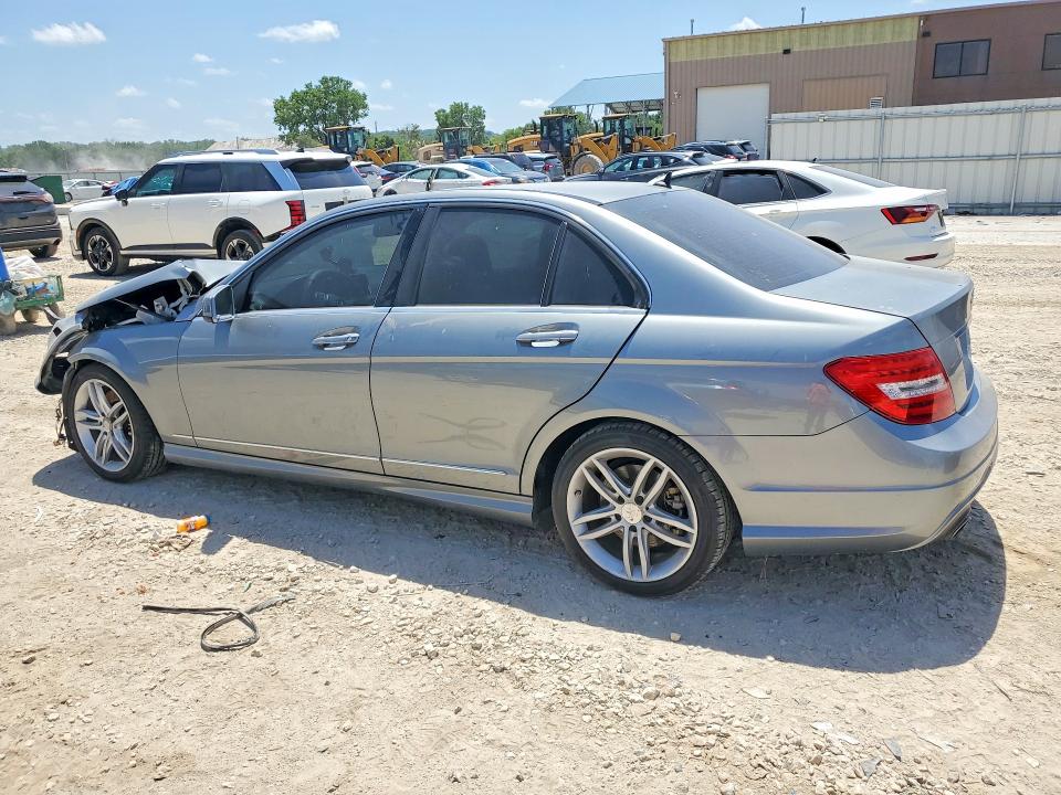 2013 Mercedes-benz C-klasse VIN WDDGF8AB2DG150531 COPART salvage auction — FRONT END, Ks - Cert Of Title-Salvage, sold $850 on 2026-08-18 (photo 2)