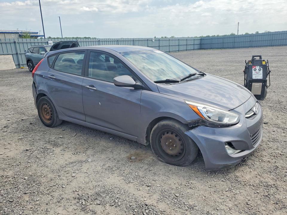 2016 Hyundai Accent VIN KMHCT5AE5GU259397 COPART salvage auction — FRONT END, ON - PERMIT NO BRAND - UNFIT, sold $225 on 2026-07-21 (photo 4)