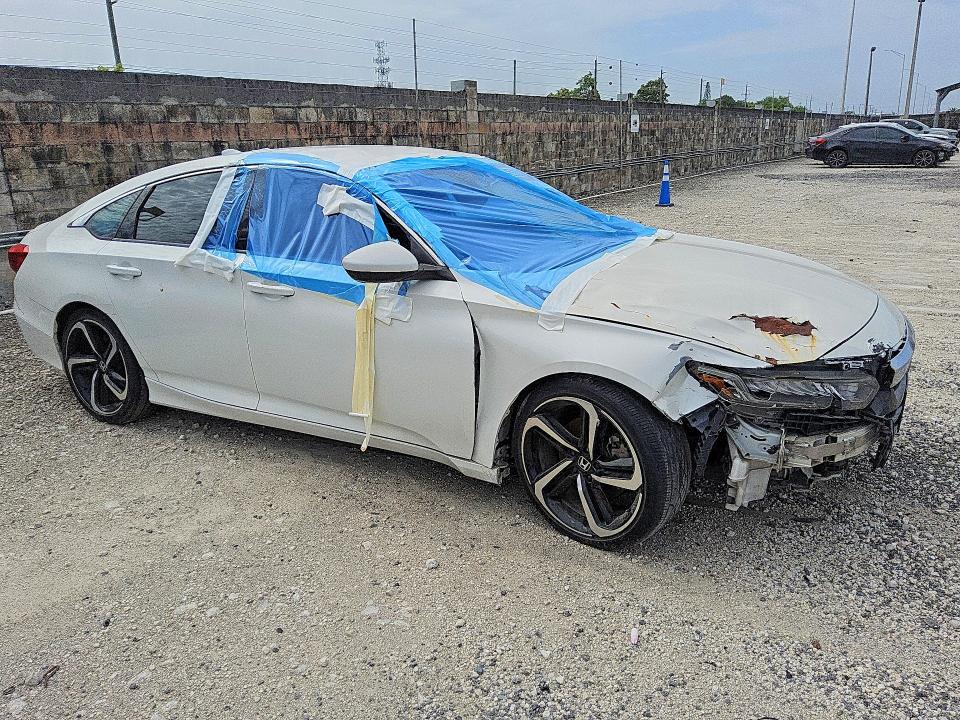 2019 Honda Accord VIN 1HGCV1F36KA060966 COPART salvage auction — FRONT END, Fl - Cert Of Ttl-Rebuilt&Slvg Rbld, sold $2,350 on 2026-07-30 (photo 4)