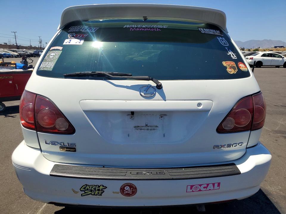 2000 Lexus Rx 300 VIN JT6HF10U3Y0107198 COPART salvage auction — SIDE, Ca - Salvage Certificate, sold $825 on 2026-07-15 (photo 6)