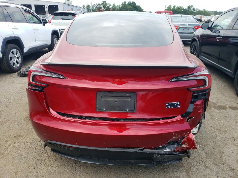 2024 Tesla Model 3 VIN 5YJ3E1ET3RF891312 COPART salvage auction — FRONT END, CT - CERT OF TITLE-SALVAGE, sold $3,000 on 2026-07-28 (photo 6)