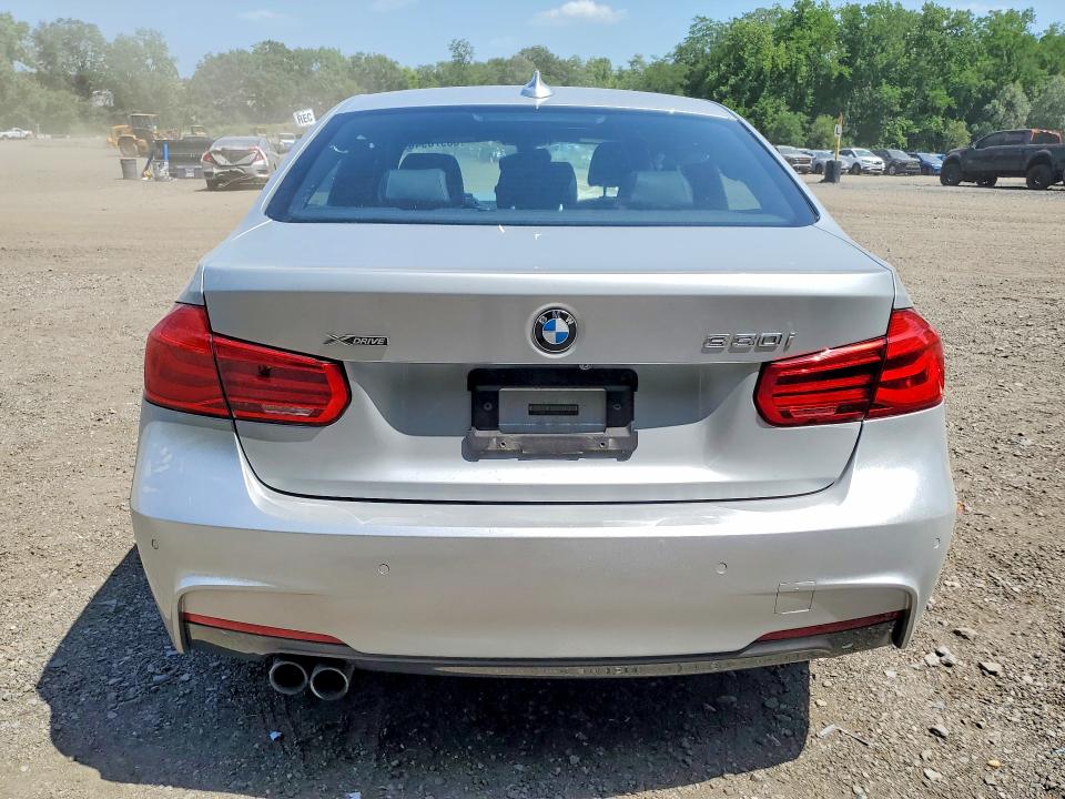 2017 BMW 3er VIN WBA8D9G33HNU62589 COPART salvage auction — FRONT END, Ny - Mv-907A Salvage Certificate, sold $325 on 2026-07-23 (photo 6)
