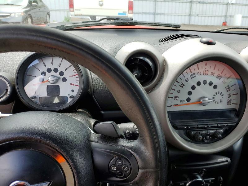 2012 Mini Cooper VIN WMWZC5C52CWL59268 COPART salvage auction — FRONT END, ON - PERMIT NO BRAND - UNFIT, sold $150 on 2026-07-28 (photo 9)