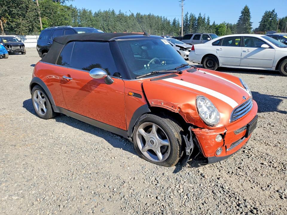 2005 Mini Cooper VIN WMWRF33425TG10140 COPART salvage auction — FRONT END, WA - BILL OF SALE, sold $225 on 2026-07-10 (photo 4)