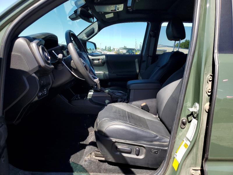 2022 Toyota Tacoma VIN 3TMCZ5AN9NM456352 COPART salvage auction — FRONT END, Ca - Salvage Certificate, sold $7,700 on 2026-07-30 (photo 7)