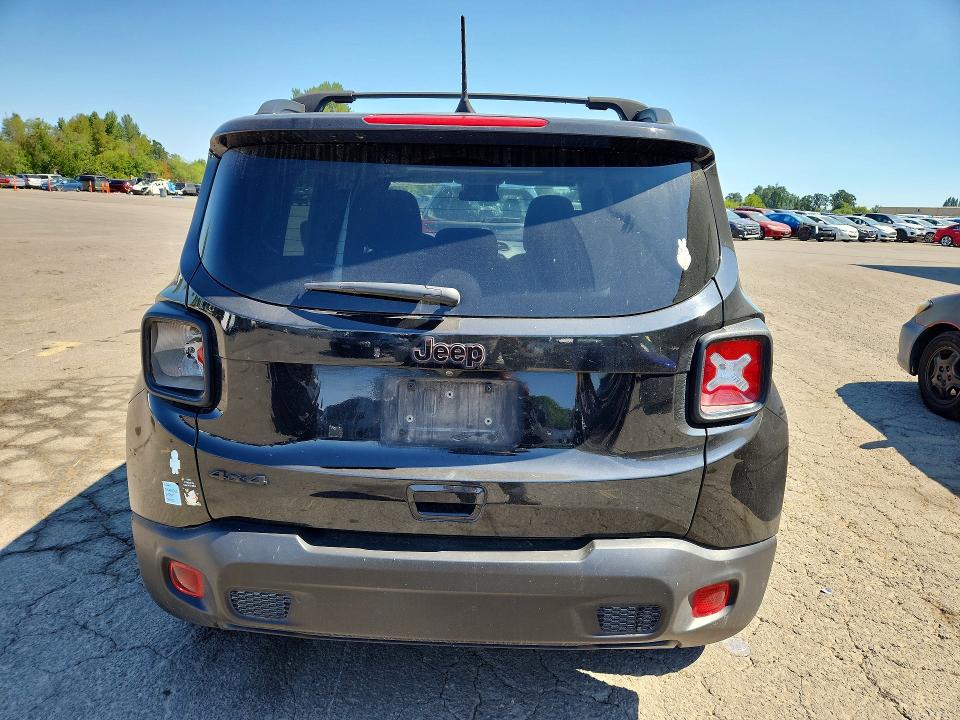 2020 Jeep Renegade VIN ZACNJBBB2LPL91063 COPART salvage auction — UNDERCARRIAGE, Or - Salvage Title Certificate, sold $150 on 2026-08-24 (photo 6)
