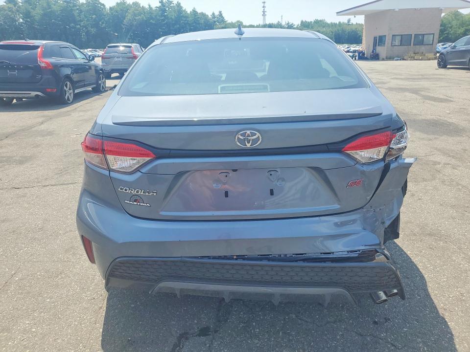 2022 Toyota Corolla VIN 5YFM4MCE7NP121481 COPART salvage auction — REAR END, Ri - Salvage Certificate Of Title, sold $4,800 on 2026-07-28 (photo 6)