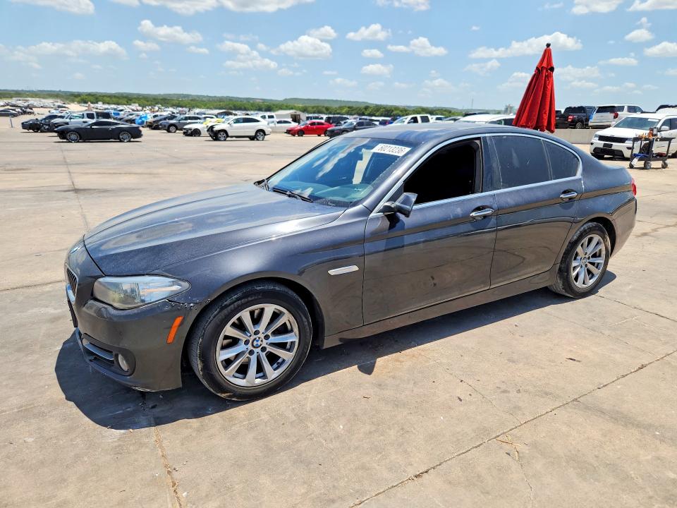 2015 BMW 5er VIN WBA5A7C58FD626803 COPART salvage auction — SIDE, Tx - Bonded Title - Salvage, sold $175 on 2026-07-16 (photo 1)