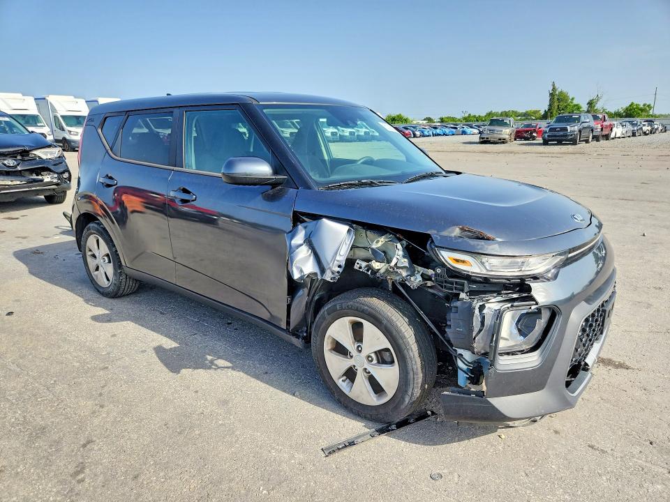 2021 Kia Soul VIN KNDJ23AU9M7736417 COPART salvage auction — FRONT END, Salvage Title, sold $375 on 2026-07-23 (photo 4)