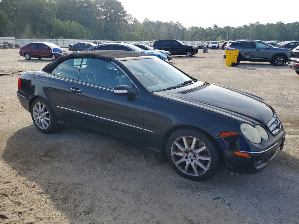 2007 Mercedes-benz Clk-klasse VIN WDBTK56F47T086615 COPART salvage auction — MECHANICAL, Sc - Cert Of Title-Salvage, sold $325 on 2026-08-12 (photo 4)