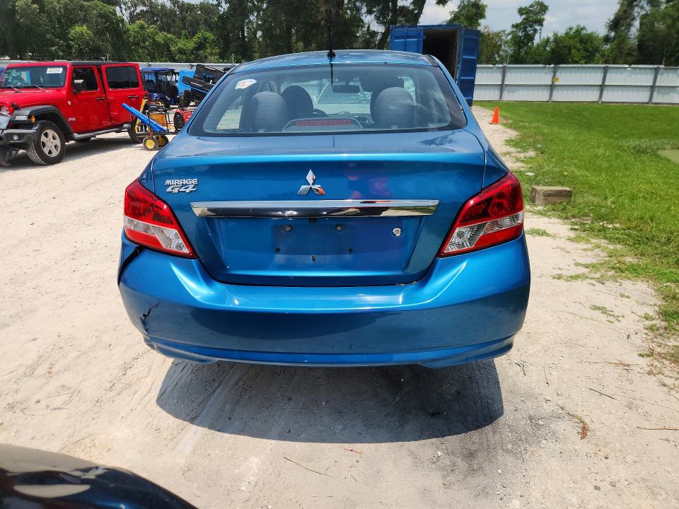 2020 Mitsubishi Mirage VIN ML32F3FJ4LHF10579 COPART salvage auction — FRONT END, Fl - Cert Of Title Slvg Rebuildable, sold $1,850 on 2026-08-25 (photo 6)