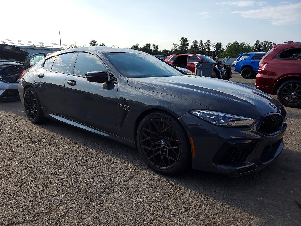 2022 BMW M8 VIN WBSGV0C02NCG96261 COPART salvage auction — WATER/FLOOD, Pa - Cert Of Salvage-W=Flood Veh, sold $25,500 on 2026-07-24 (photo 4)