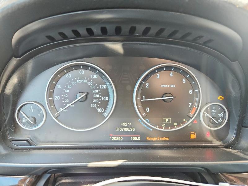 2016 BMW 5er VIN WBA5A5C52GG354902 COPART salvage auction — NORMAL WEAR, Tx - Certificate Of Title, sold $4,250 on 2026-07-20 (photo 9)