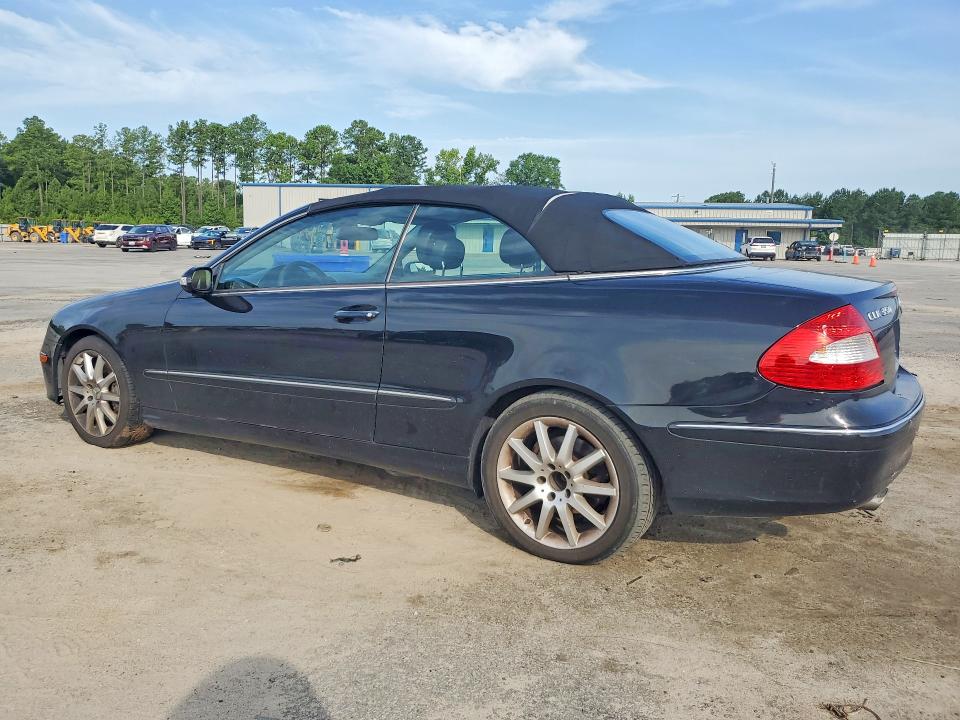 2007 Mercedes-benz Clk-klasse VIN WDBTK56F47T086615 COPART salvage auction — MECHANICAL, Sc - Cert Of Title-Salvage, sold $325 on 2026-08-12 (photo 2)