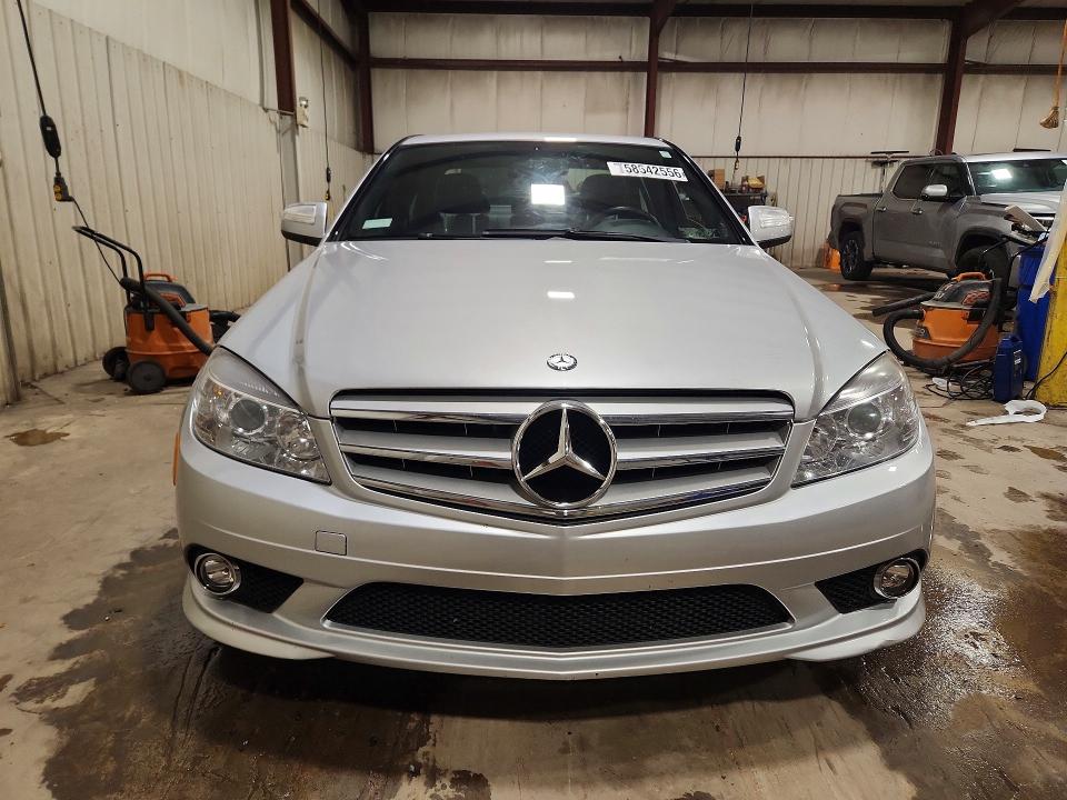 2009 Mercedes-benz C-klasse VIN WDDGF81X39R049280 COPART salvage auction — WATER/FLOOD, PA - CERT OF SALVAGE-W=FLOOD VEH, sold $550 on 2026-07-24 (photo 5)