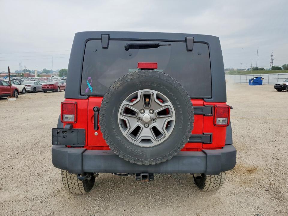 2016 Jeep Wrangler / VIN 1C4BJWFGXGL240338 COPART salvage auction — FRONT END, IA - CERT OF TITLE-SALVAGE TITLE, sold $650 on 2026-08-19 (photo 6)