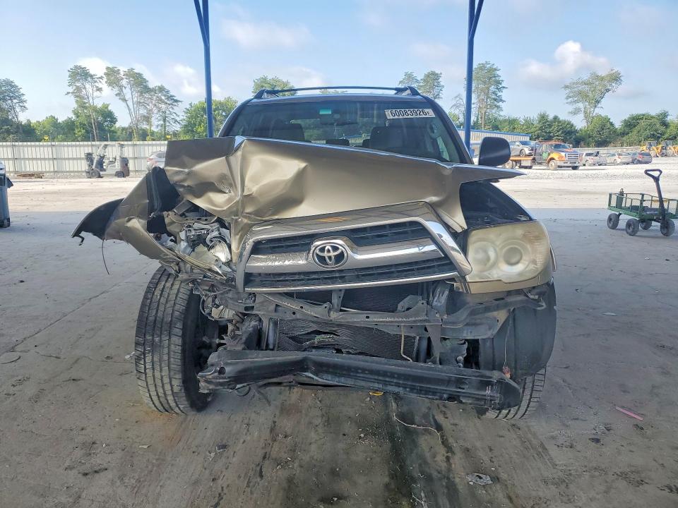 2007 Toyota 4runner VIN JTEZU14R078066601 COPART salvage auction — ROLLOVER, GA - CERT OF TITLE-SALVAGE (P), sold $1,650 on 2026-07-23 (photo 5)