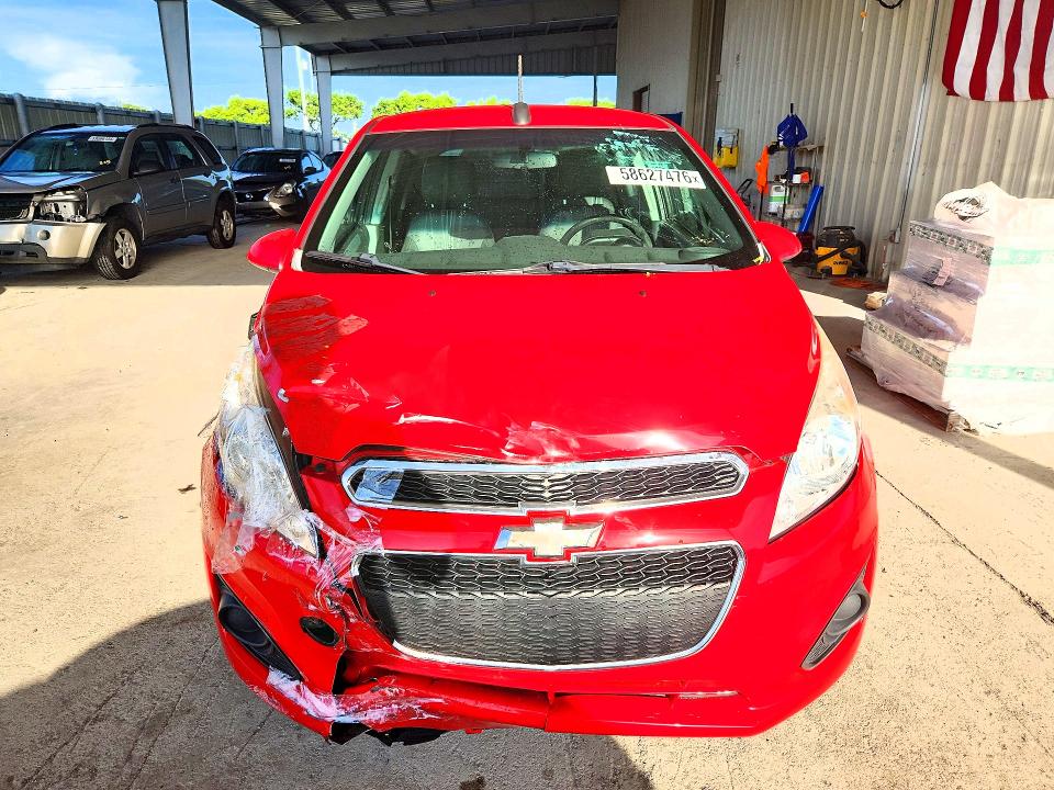 2015 Chevrolet Spark VIN KL8CB6S99FC741348 COPART salvage auction — FRONT END, Fl - Cert Of Title Slvg Rebuildable, sold $950 on 2026-07-15 (photo 5)