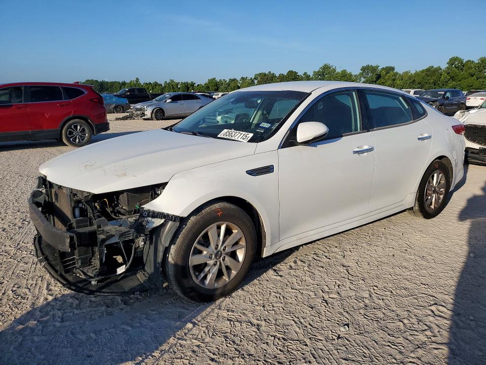 2019 Kia Optima VIN 5XXGT4L36KG277546 COPART salvage auction — FRONT END, TX - SALVAGE VEHICLE TITLE, sold $500 on 2026-07-21 (photo 1)