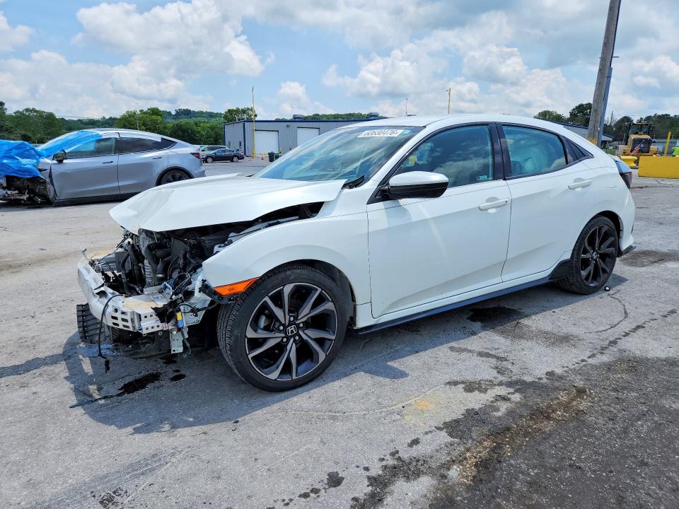 2018 Honda Civic VIN SHHFK7H41JU212296 COPART salvage auction — FRONT END, Tn - Salvage Certificate, sold $1,750 on 2026-07-27 (photo 1)