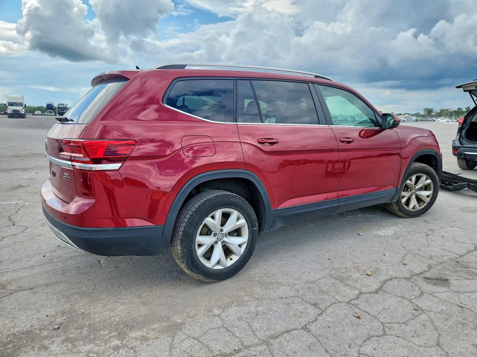 2018 Volkswagen Atlas VIN 1V2LR2CA8JC510050 COPART salvage auction — FRONT END, Ga - Cert Of Title-Salvage (P), sold $5,000 on 2026-07-29 (photo 3)