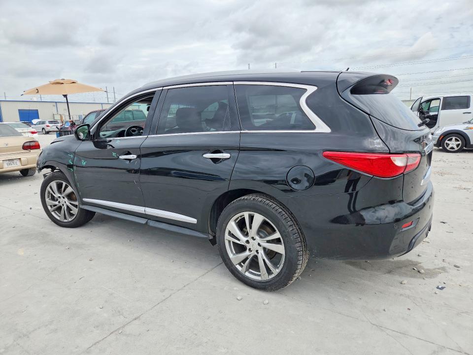 2013 Infiniti Jx VIN 5N1AL0MN4DC319970 COPART salvage auction — FRONT END, Tx - Salvage Vehicle Title, sold $650 on 2026-07-31 (photo 2)