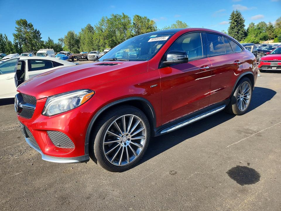 2016 Mercedes-benz Gle coupe VIN 4JGED6EB1GA042359 COPART salvage auction — MINOR DENT/SCRATCHES, Mt - Certificate Of Title (P), sold $17,400 on 2026-07-22 (photo 1)