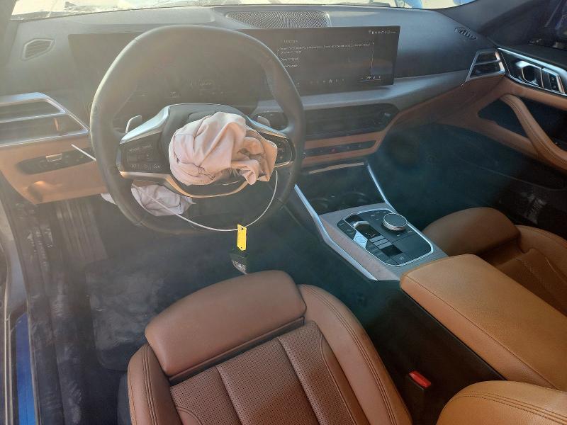 2025 BMW 4er VIN WBA43DA07SCS49327 COPART salvage auction — FRONT END, Ca - Dis/Dlr/Exp Only Clean Title, sold $15,100 on 2026-07-13 (photo 8)