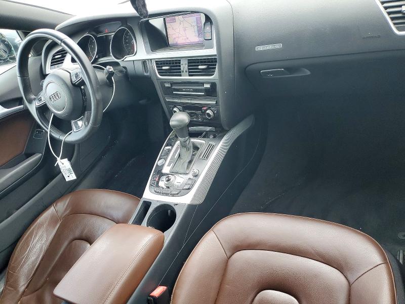 2013 Audi A5 VIN WAULFAFR9DA077342 COPART salvage auction — FRONT END, Ri - Cert Of Title-Reconstructed Sa, sold $400 on 2026-08-03 (photo 8)