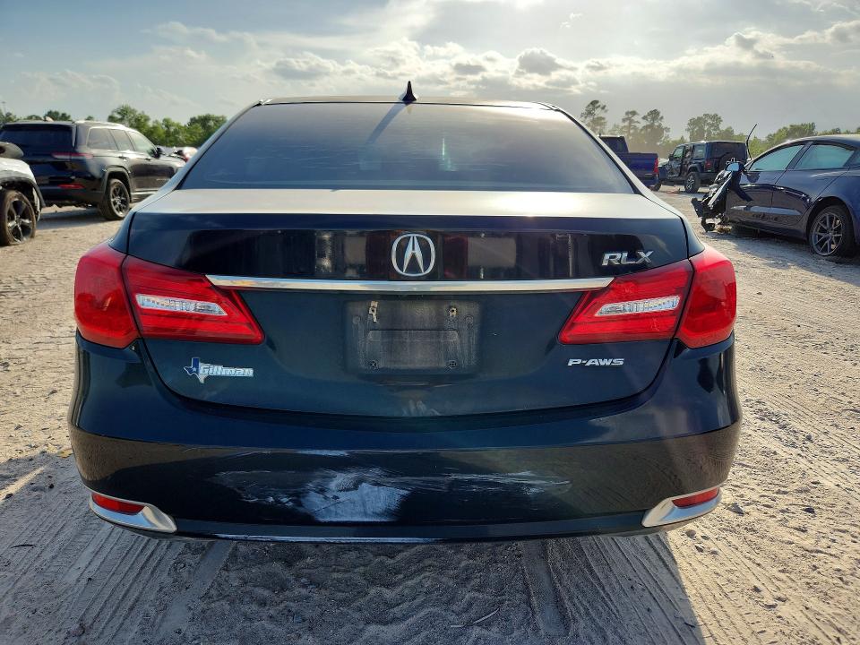 2014 Acura RLX VIN JH4KC1F31EC002822 COPART salvage auction — REAR END, Tx - Certificate Of Title, sold $1,600 on 2026-07-15 (photo 6)